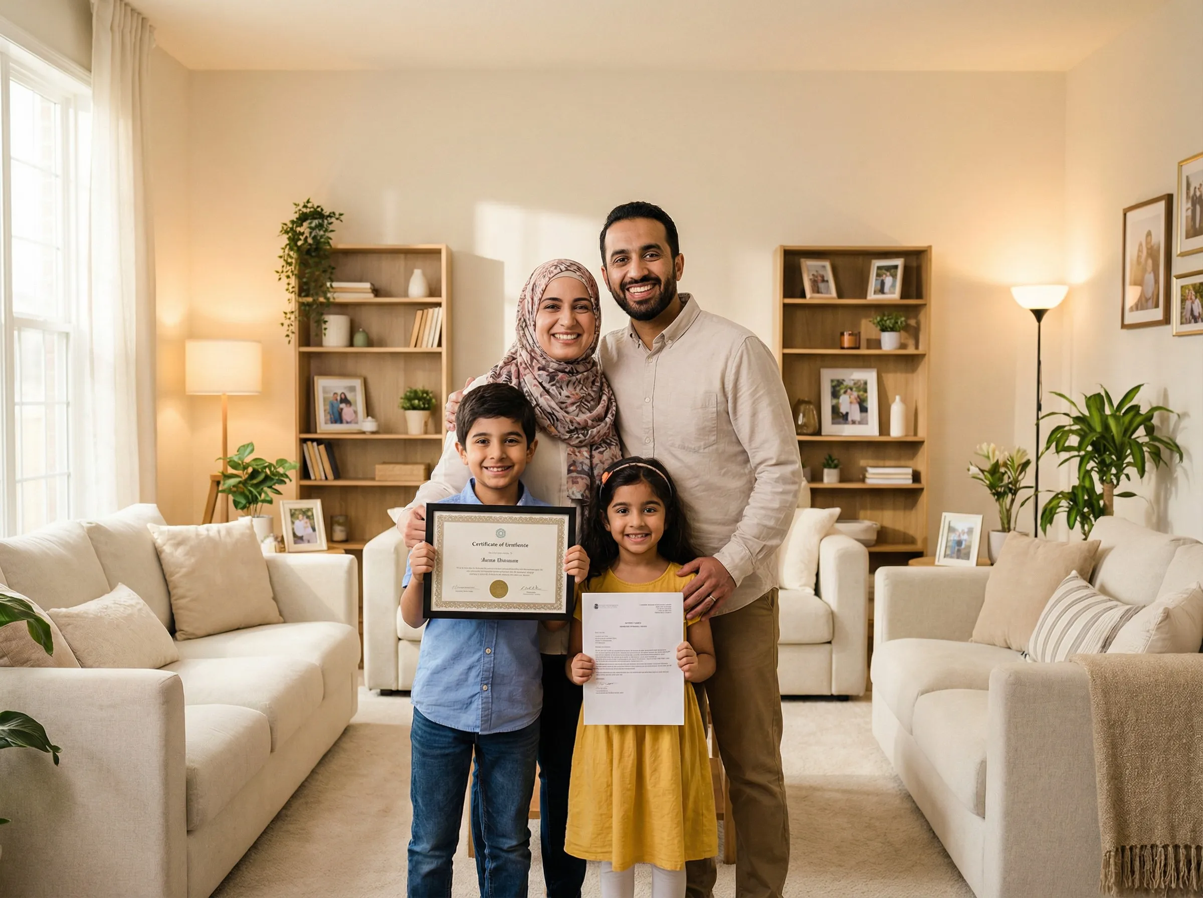 Child taking online assessment for Islamic Studies curriculum - structured learning approach