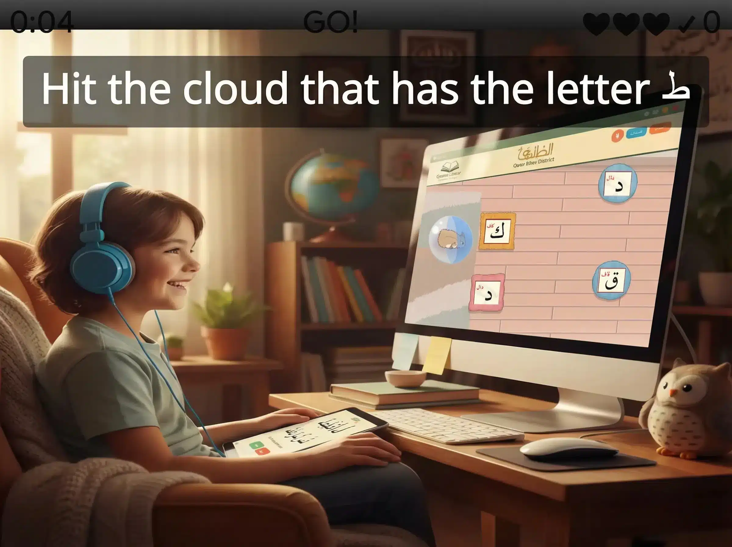 Child learning Noorani Qaida online with Quran Book Online