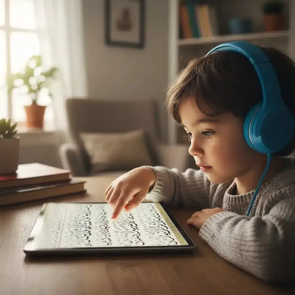 Online Quran memorization classes for kids using audio-visual learning methods for better retention