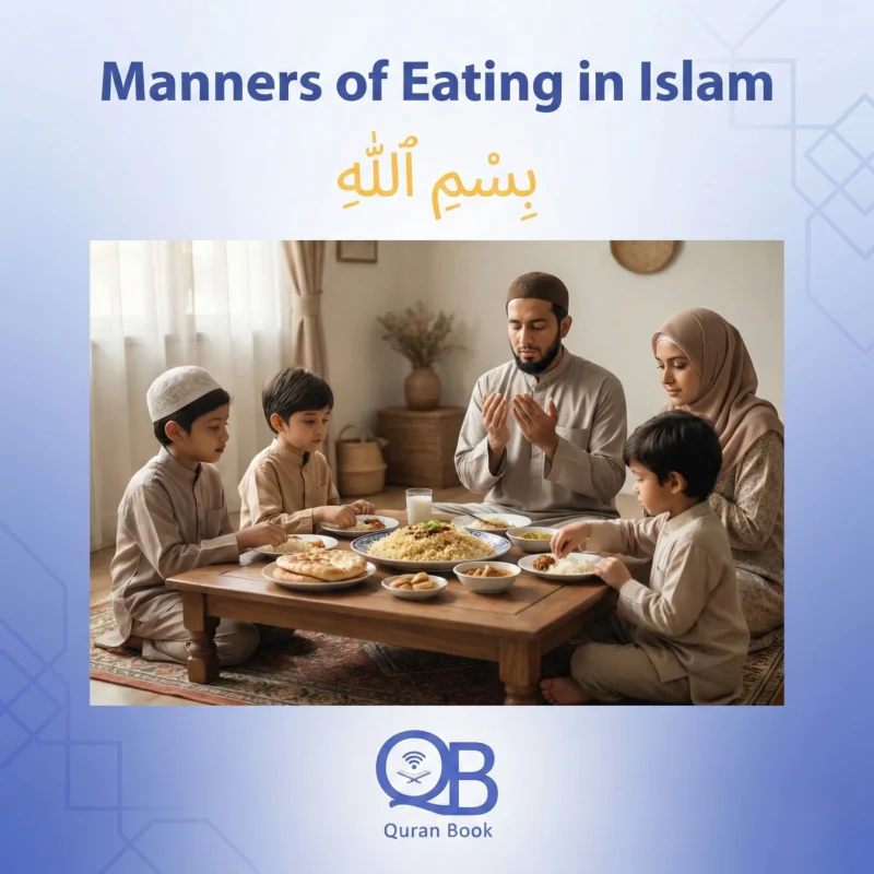 Manners of eating in Islam — Sunnah eating etiquette with right hand