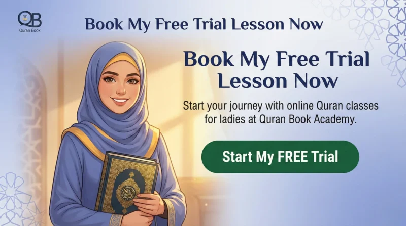 Start your free trial — online Quran classes for ladies at Quran Book Academy