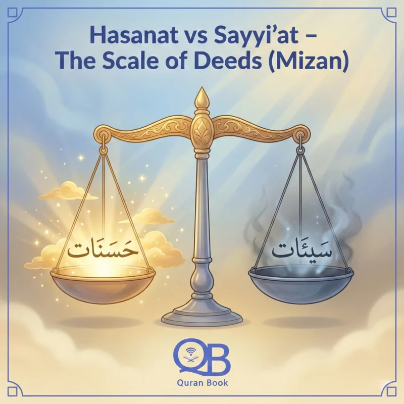 Hasanat vs Sayyi'at – Islamic scale of good deeds and bad deeds in Islam