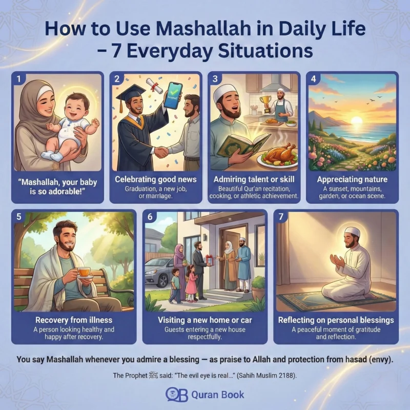 How to use mashallah meaning correctly in 7 everyday Muslim life situations
