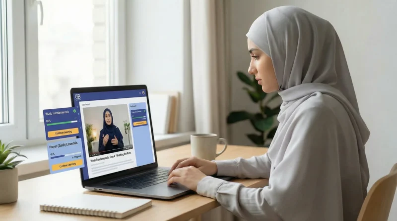 Quran Book Academy Method - learn wudu and prayer online