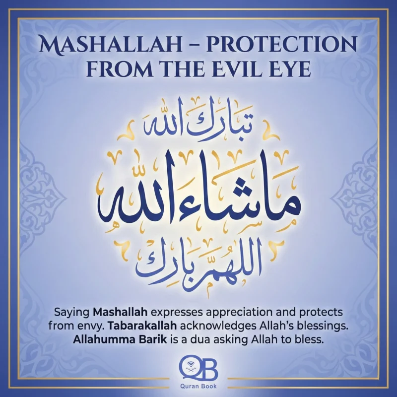 Saying Mashallah for evil eye protection -- praise in Islam