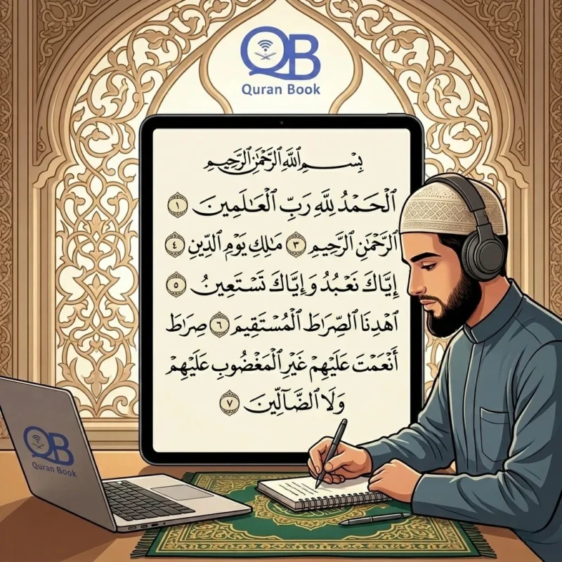 Immersive listening and recitation practice for Quranic Arabic learners