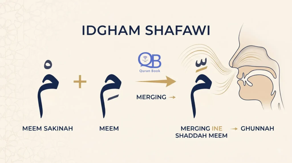 Idgham Shafawi: The One-Letter Rule of Meem Sakinah, With Quran Examples