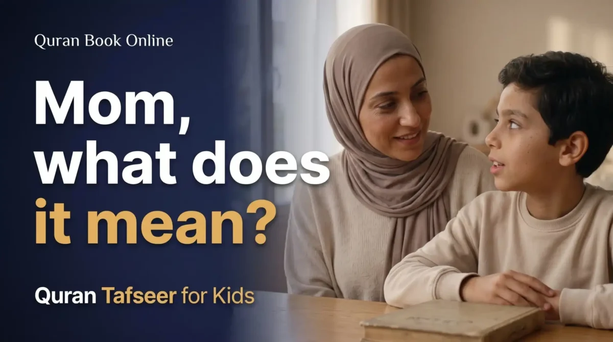 Tafseer for kids — online Quran explanation course for children